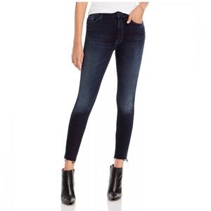 Mother High Waisted Looker Ankle Fray jeans in Last Call 27